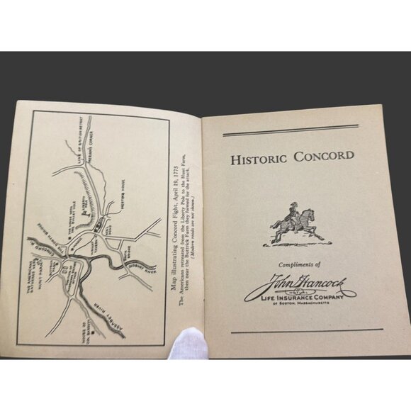Historic Concord Booklet Presented By John Hancock Life Insurance Co. Featuring - Picture 4 of 15